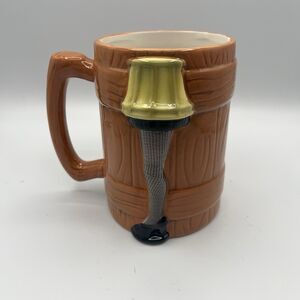 A CHRISTMAS STORY Leg Lamp Award Mug Ceramic LARGE! Collectible Seasonal